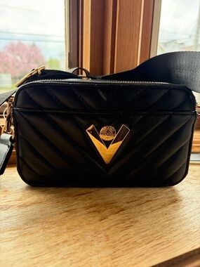 Valentino Orlandi Quilted Crossbody Bag